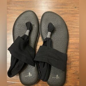 Sanuk Yoga Slingback Sandals Size 9